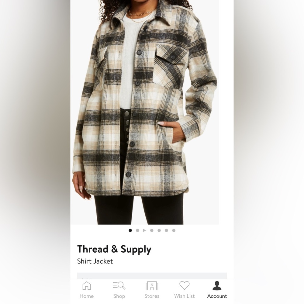 Thread & Supply Flannel Shirt Jacket